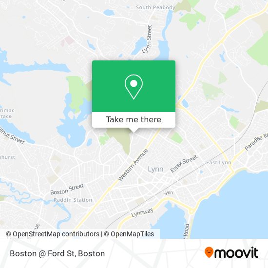 Boston @ Ford St map