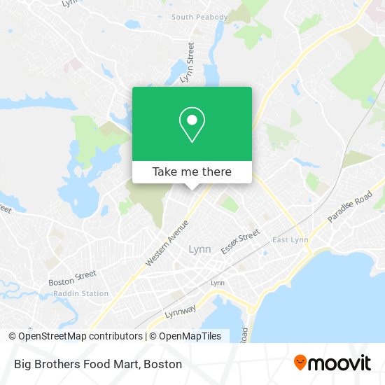 Mapa de Big Brothers Food Mart
