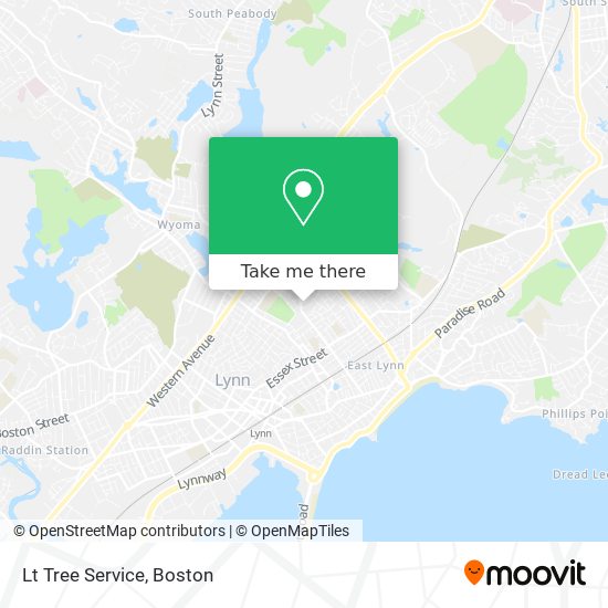 Lt Tree Service map