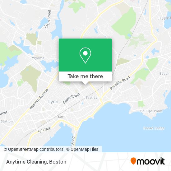 Anytime Cleaning map