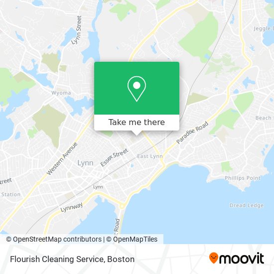 Flourish Cleaning Service map
