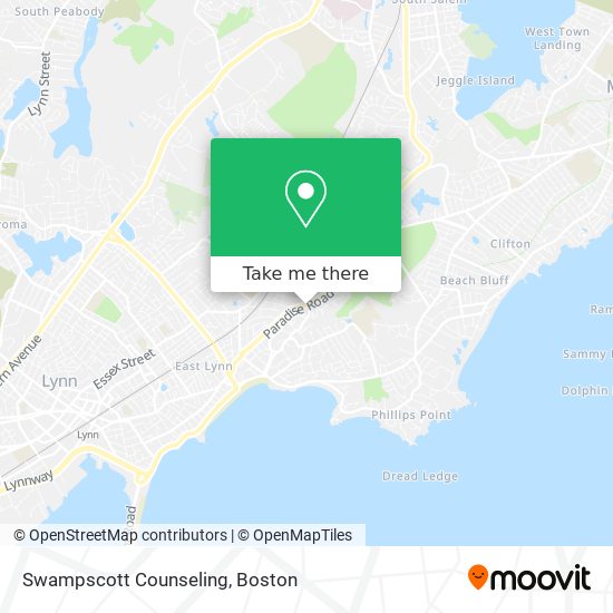 Swampscott Counseling map