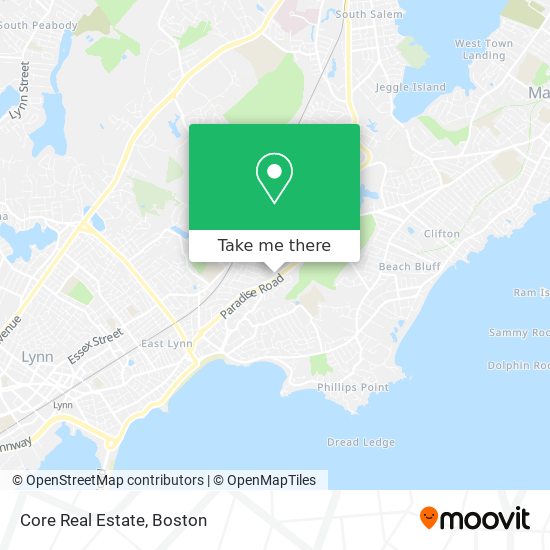 Core Real Estate map