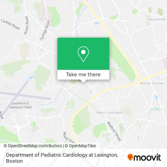 Department of Pediatric Cardiology at Lexington map