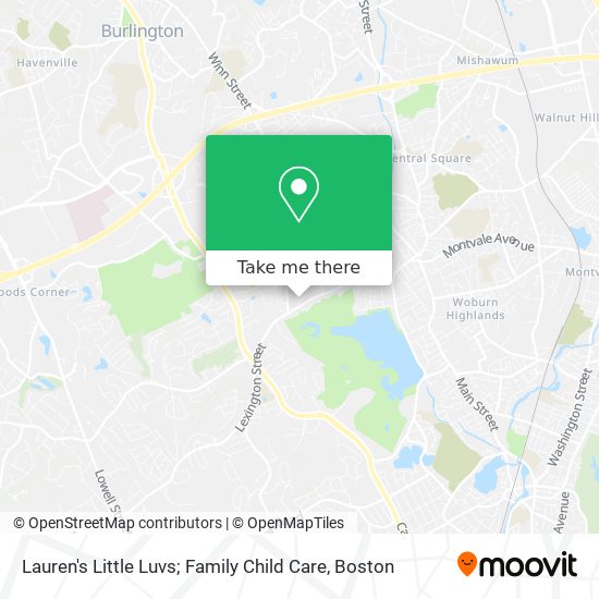 Mapa de Lauren's Little Luvs; Family Child Care