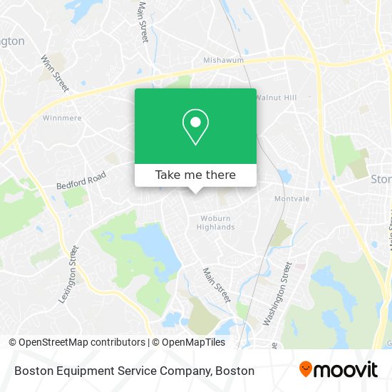 Mapa de Boston Equipment Service Company