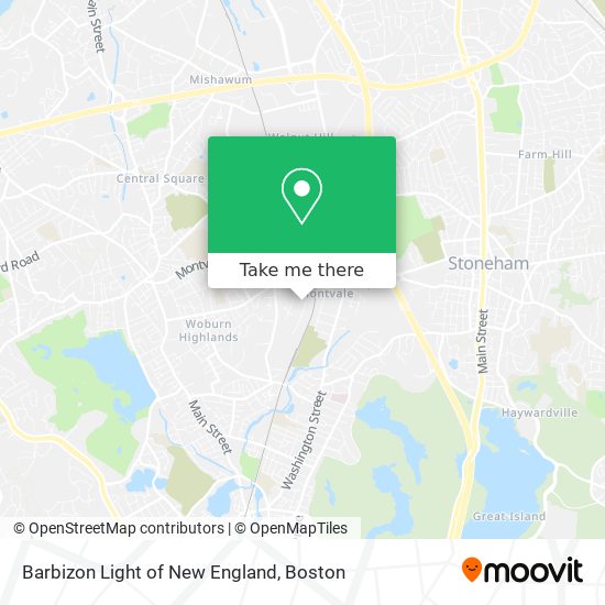 Barbizon Light of New England map