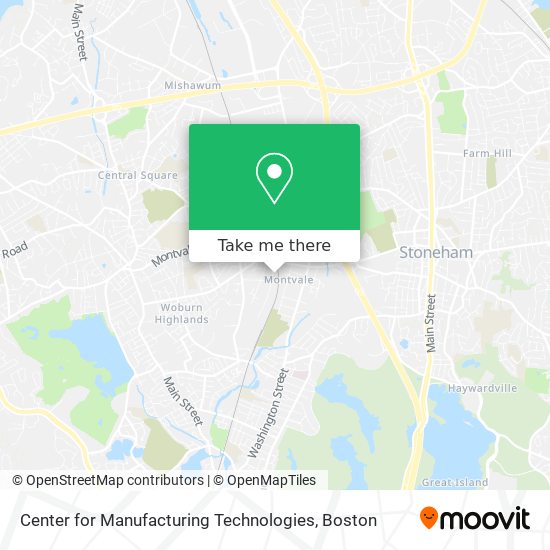 Center for Manufacturing Technologies map