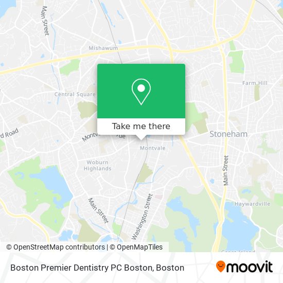 Boston Premier Dentistry PC Boston map