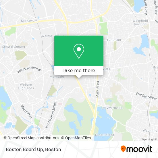 Boston Board Up map