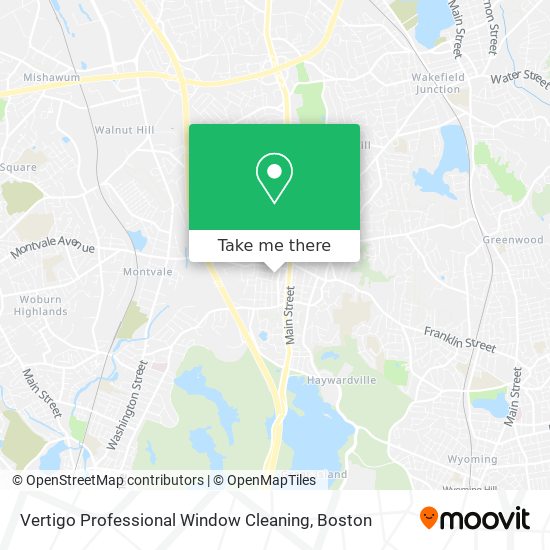 Vertigo Professional Window Cleaning map