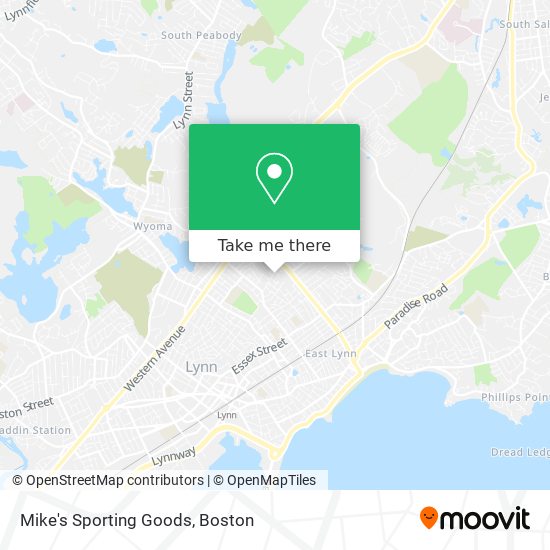 Mapa de Mike's Sporting Goods