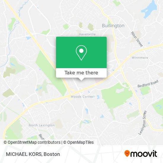 MICHAEL KORS map