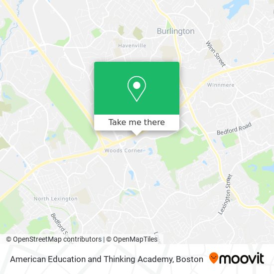 Mapa de American Education and Thinking Academy