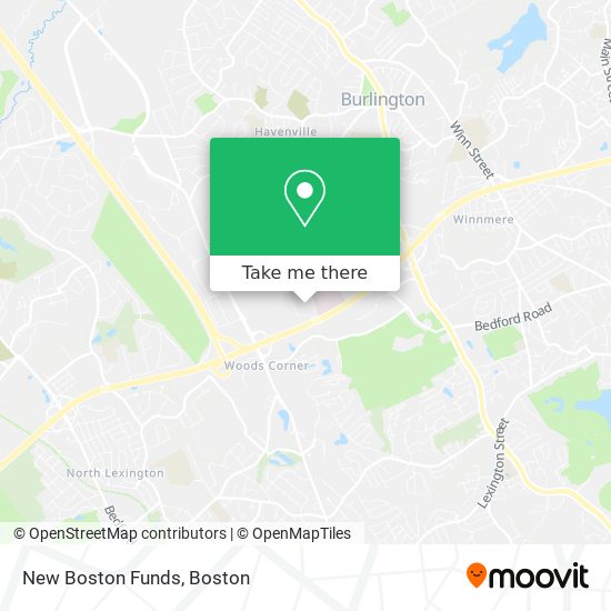Mapa de New Boston Funds