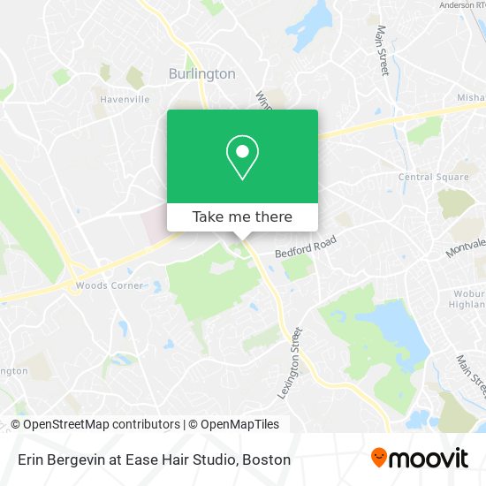 Erin Bergevin at Ease Hair Studio map