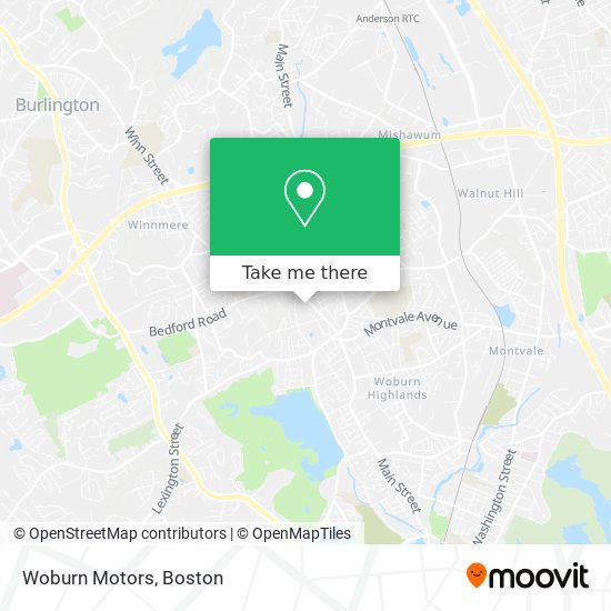 Mapa de Woburn Motors