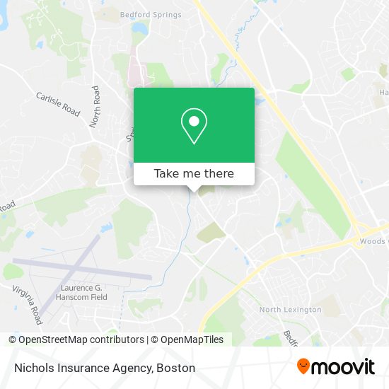 Mapa de Nichols Insurance Agency