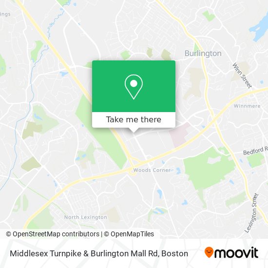 Mapa de Middlesex Turnpike & Burlington Mall Rd