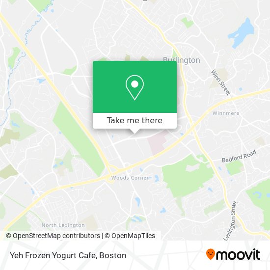 Yeh Frozen Yogurt Cafe map