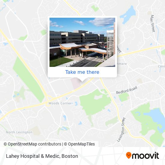 Lahey Hospital & Medic map