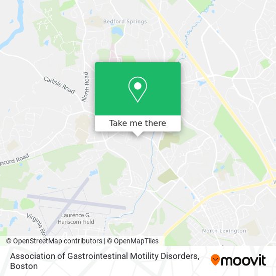 Association of Gastrointestinal Motility Disorders map