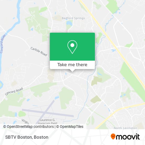 Mapa de SBTV Boston