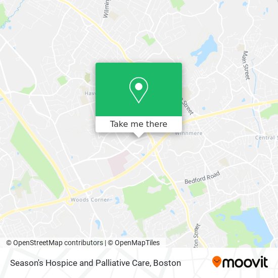 Mapa de Season's Hospice and Palliative Care