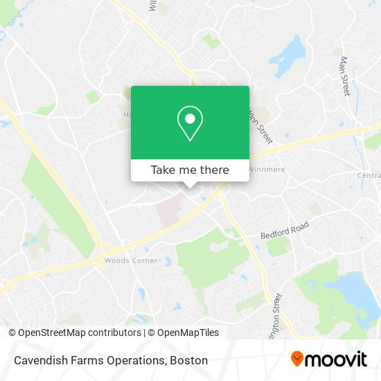 Mapa de Cavendish Farms Operations