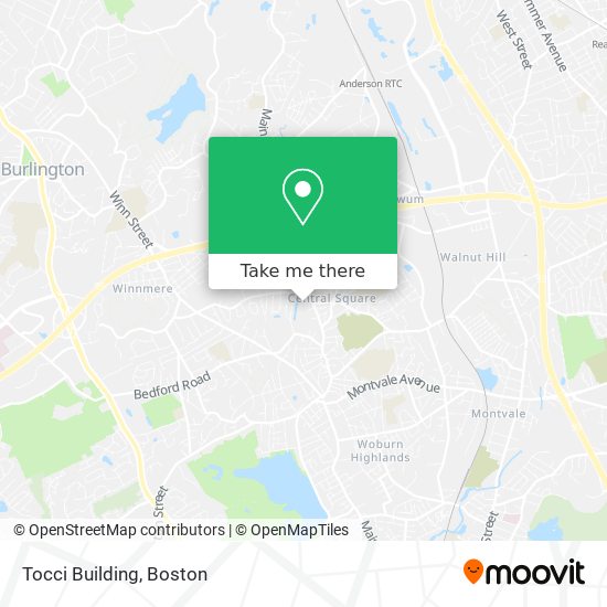 Tocci Building map