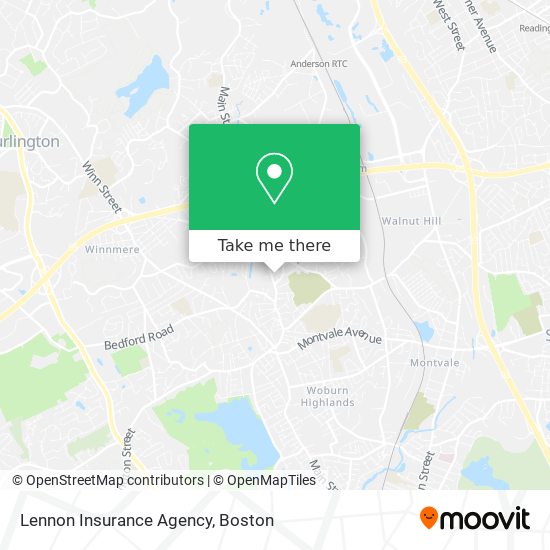 Mapa de Lennon Insurance Agency