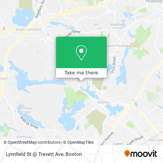 Mapa de Lynnfield St @ Trevett Ave