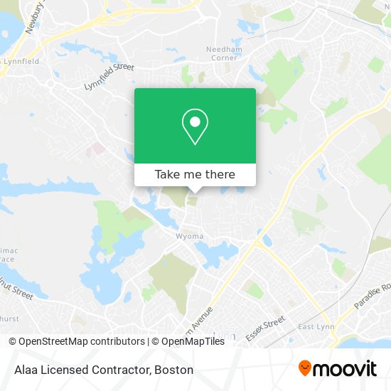 Alaa Licensed Contractor map