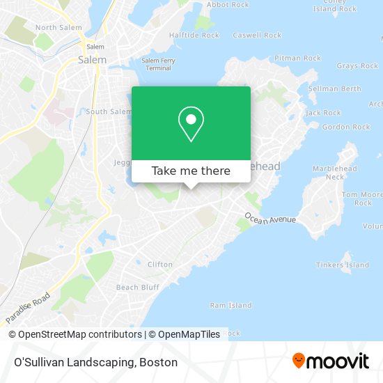 O'Sullivan Landscaping map