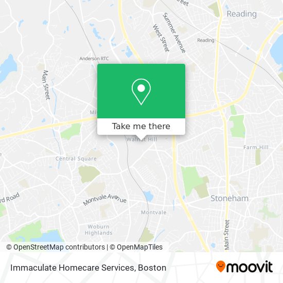 Mapa de Immaculate Homecare Services