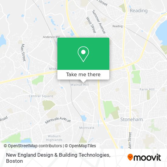 Mapa de New England Design & Building Technologies