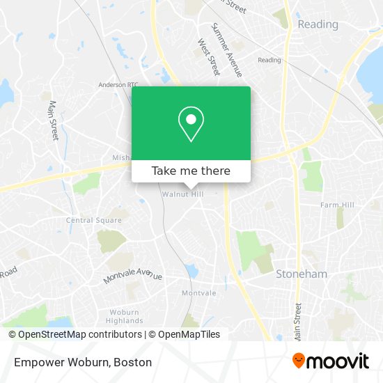 Empower Woburn map