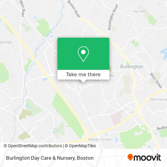 Burlington Day Care & Nursery map