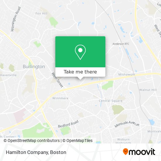 Hamilton Company map