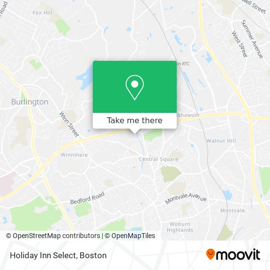 Holiday Inn Select map