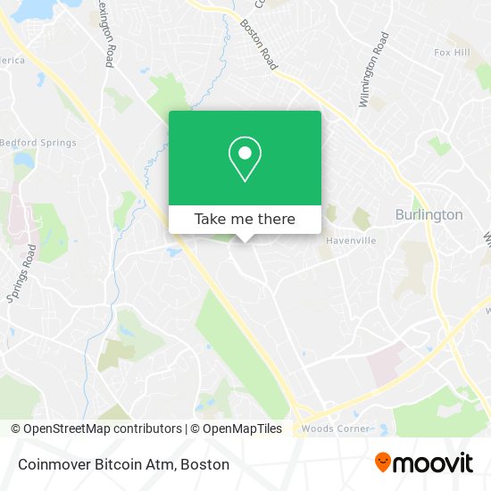Coinmover Bitcoin Atm map