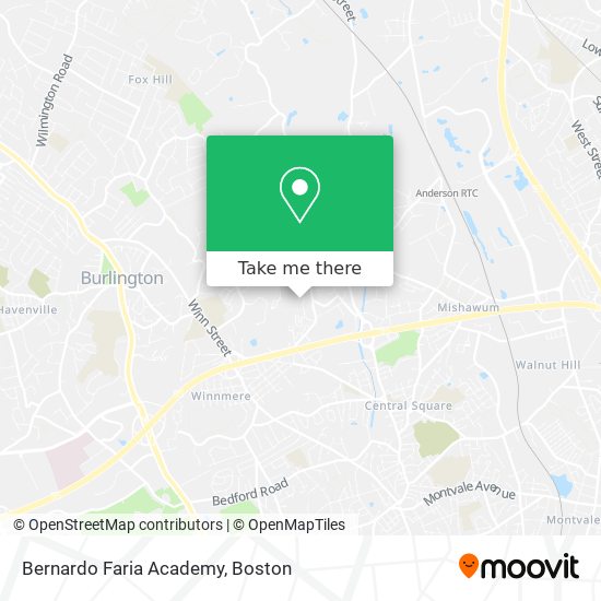 Bernardo Faria Academy map