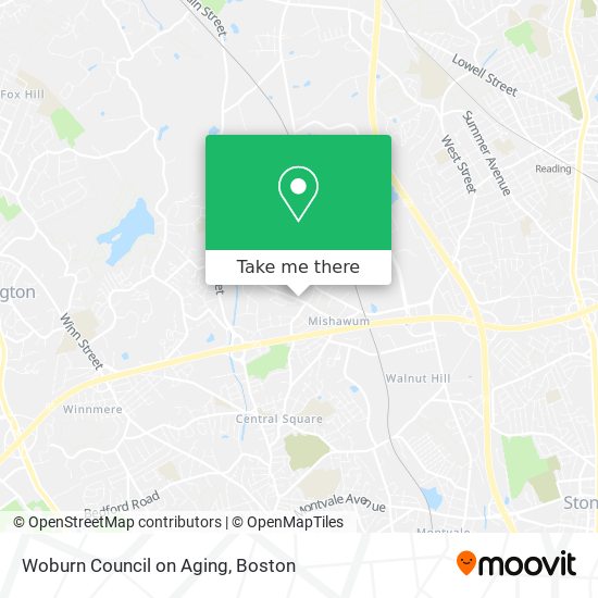 Mapa de Woburn Council on Aging