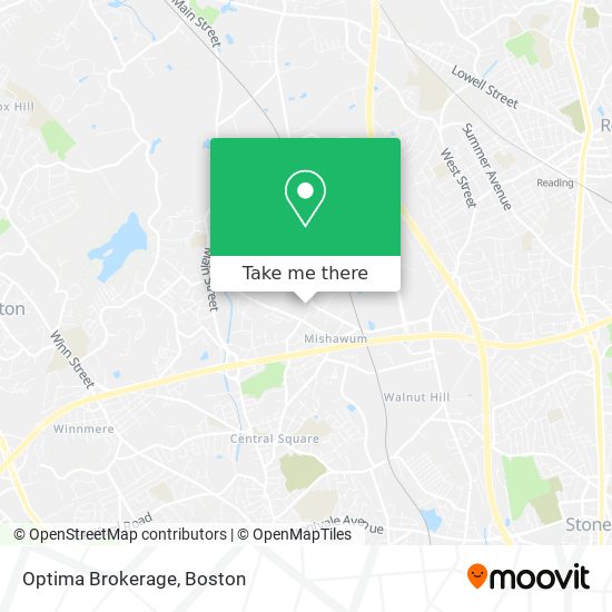 Optima Brokerage map