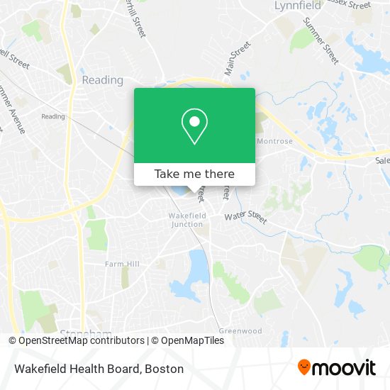 Mapa de Wakefield Health Board