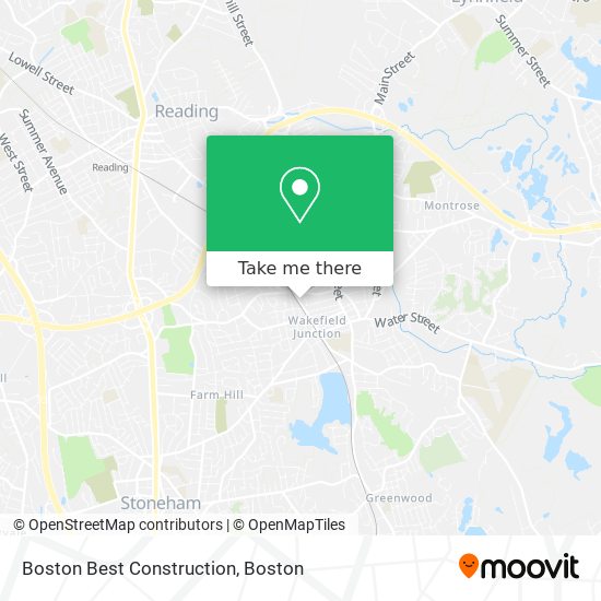 Mapa de Boston Best Construction