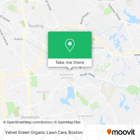Mapa de Velvet Green Organic Lawn Care