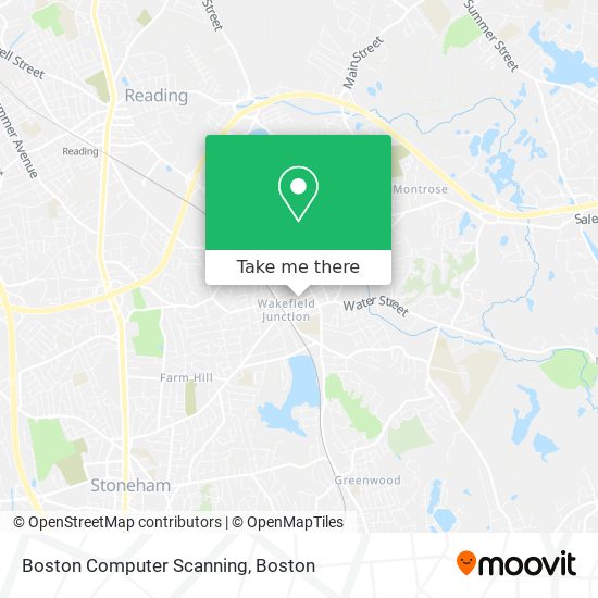 Mapa de Boston Computer Scanning