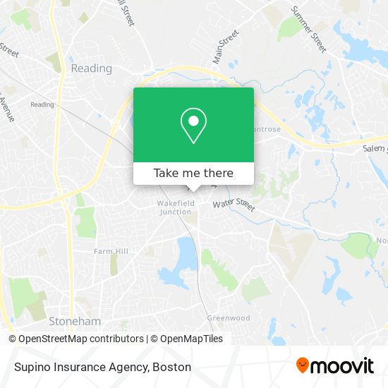 Mapa de Supino Insurance Agency