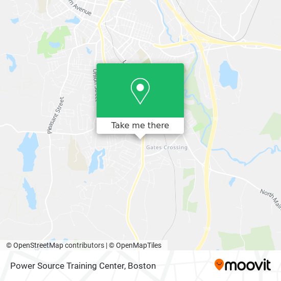 Power Source Training Center map